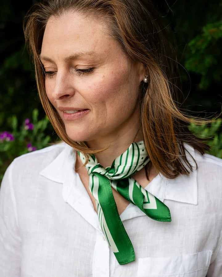 Silk Lily Spot Scarf