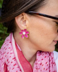 Bronte Enamel Earring