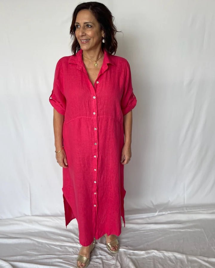 Linen Shirt Dress