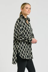 The Marnie Shirt- Morrocan Print