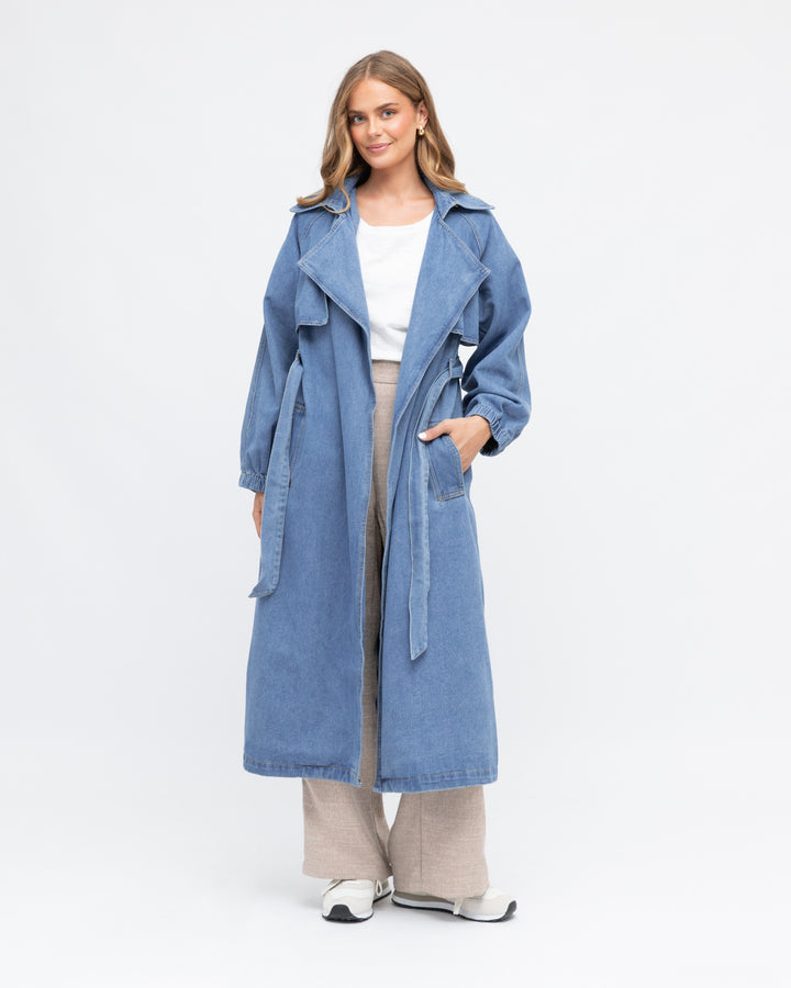 Denim  Trench