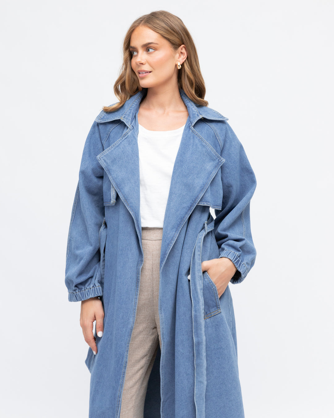 Denim  Trench