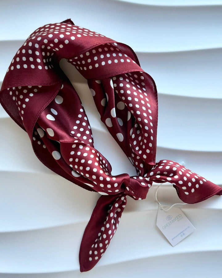 Silk Spotty Dotty Neck Scarf