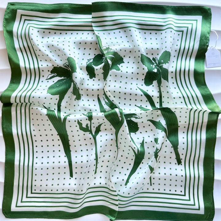 Silk Lily Spot Scarf
