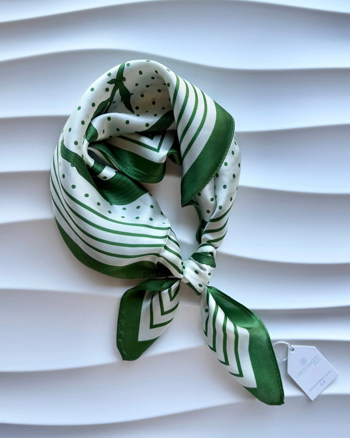 Silk Lily Spot Scarf