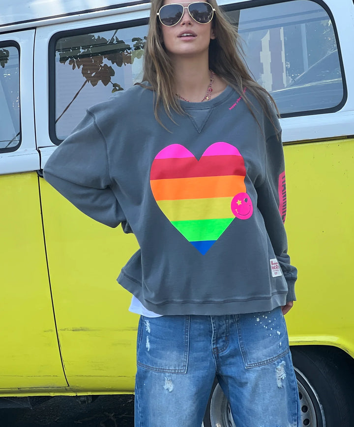 Vintage Heart Sweat