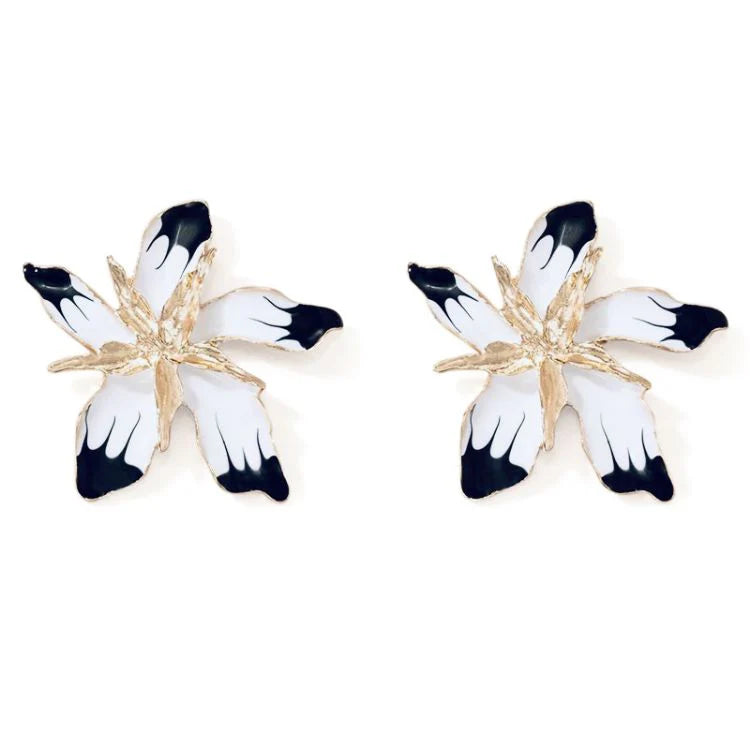 Jacinta Enamel Statement Earrings