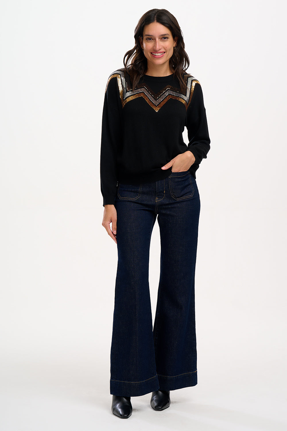 Anjali Rao Sweater Anjali Sequin Jumper – Armadio Style Collective