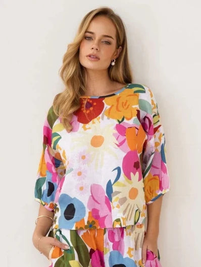 Balloon Sleeve Top