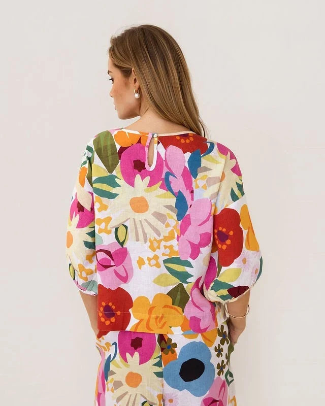 Balloon Sleeve Top