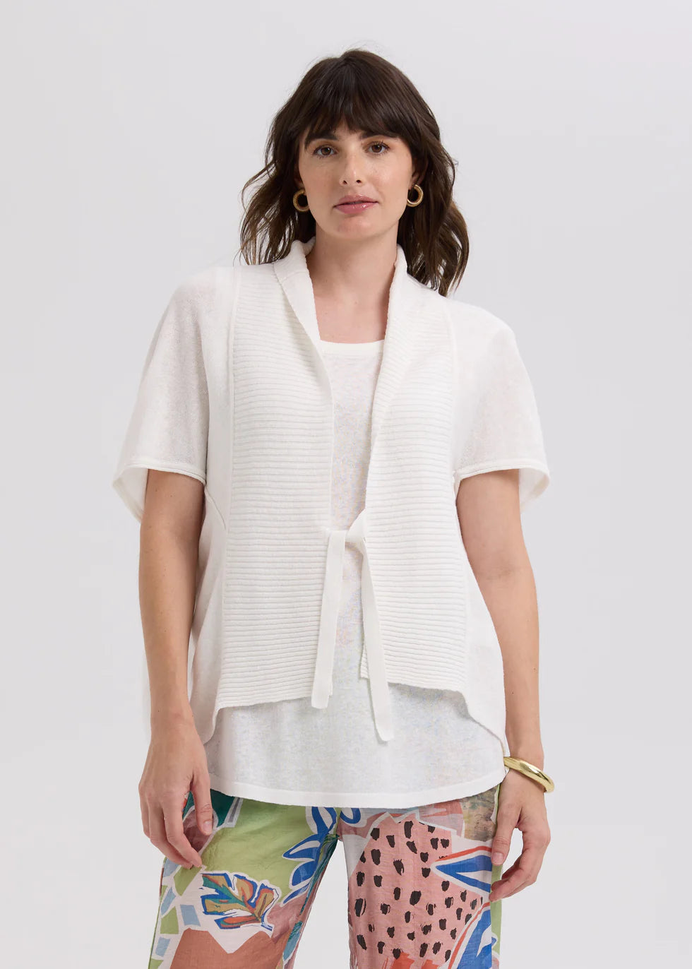Linen Tie Cardi