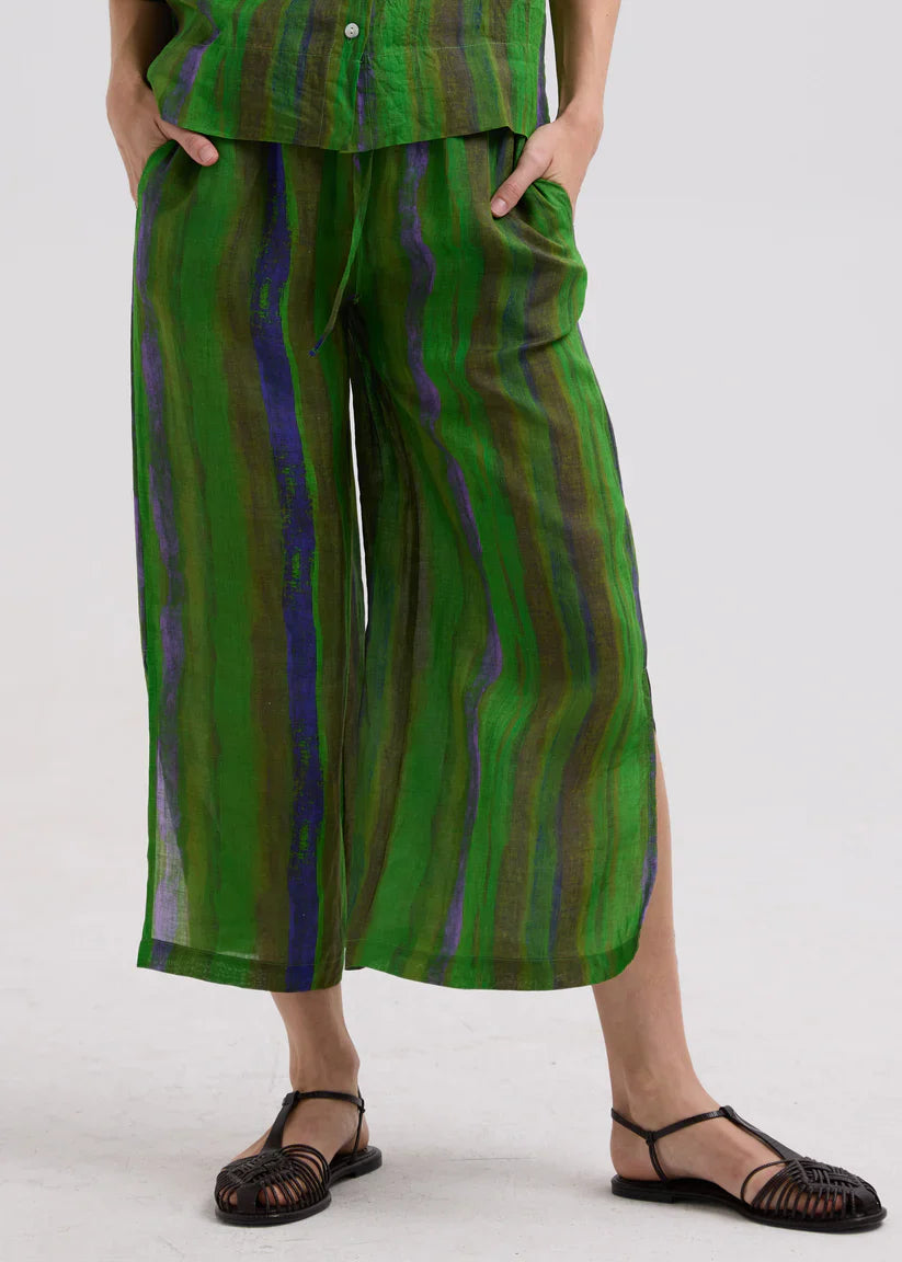 Painted Linen Pant