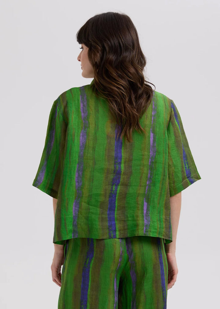Painted Linen Shirt