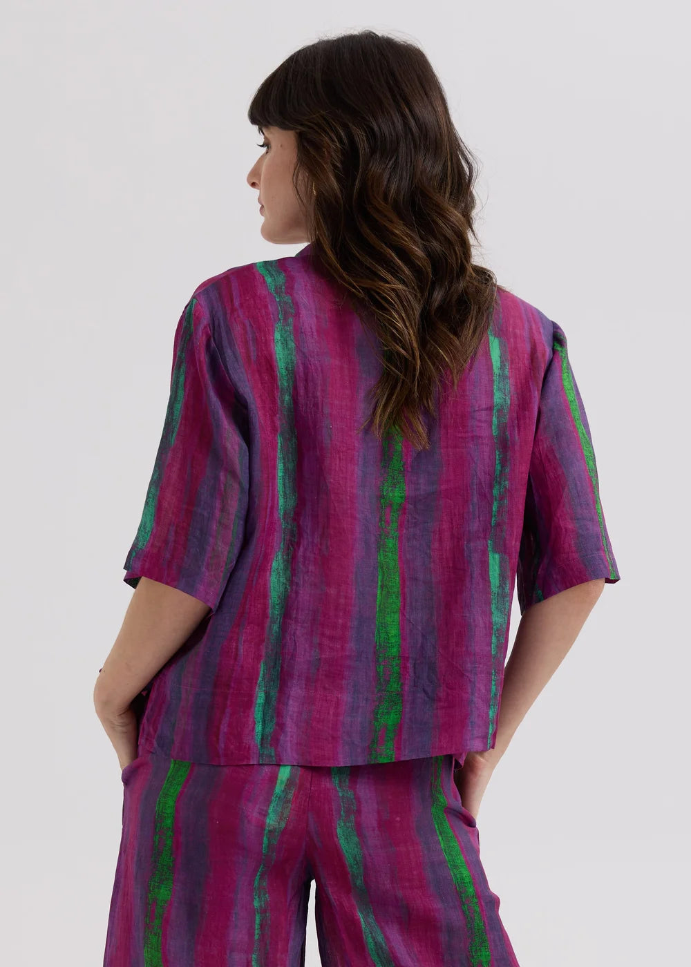 Painted Linen Shirt