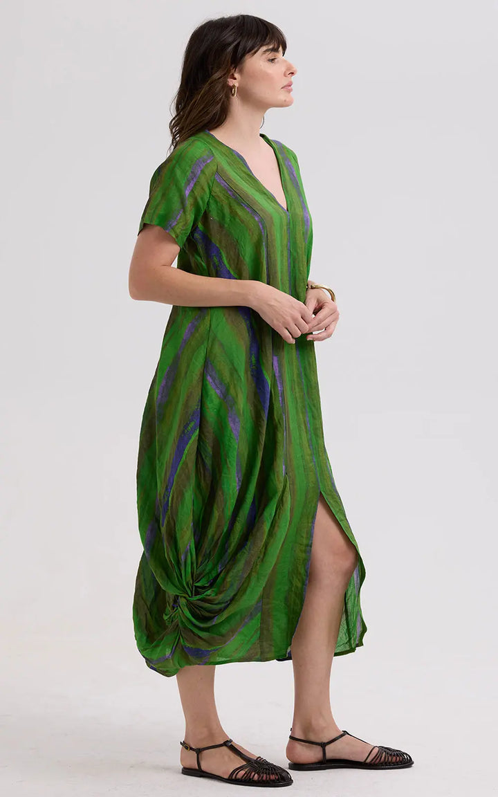 Painted Linen Dress