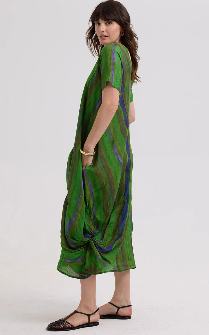 Painted Linen Dress