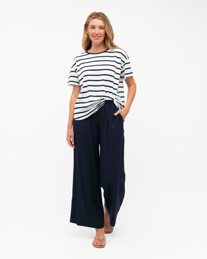Easy Tuck Tee- Stripe