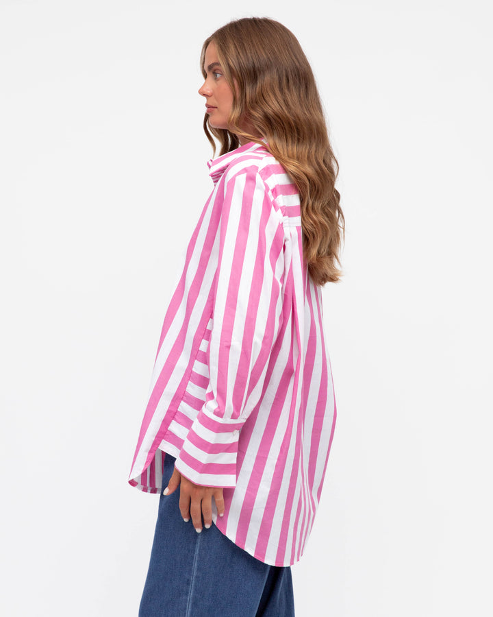 Stripe Contrast Shirt