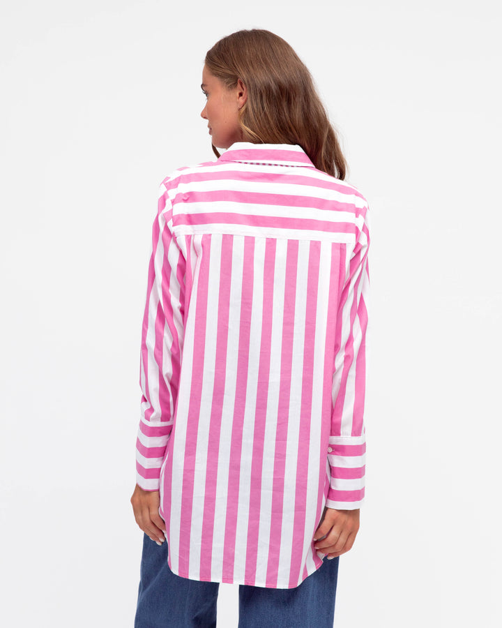 Stripe Contrast Shirt