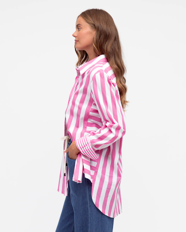 Stripe Contrast Shirt