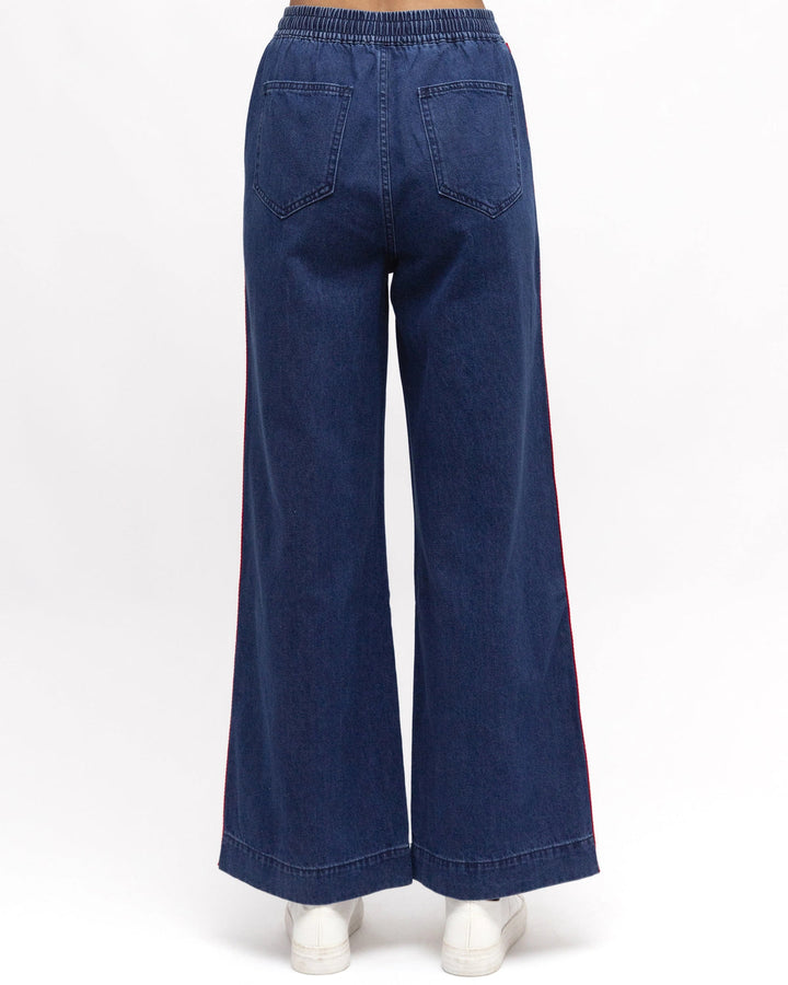 Luna Denim Jeans Red Stripe