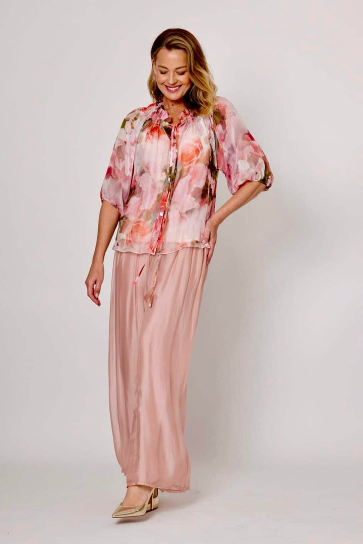 Silk Blended Pants