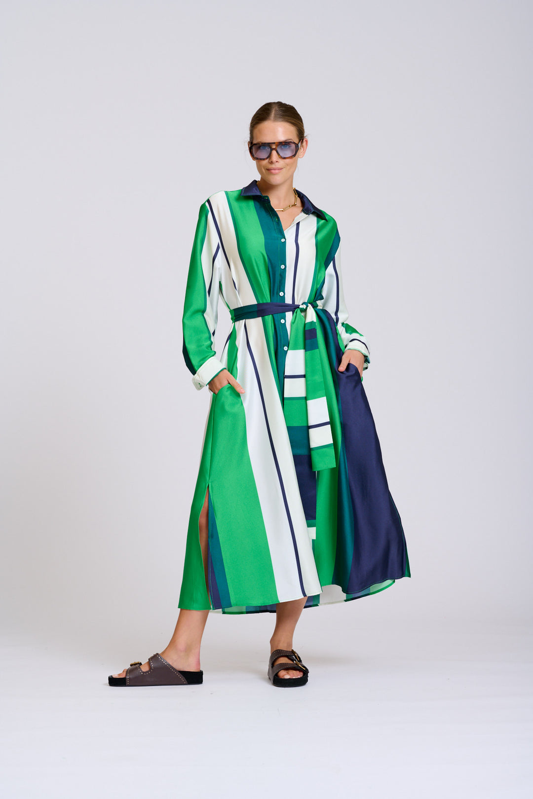 Luxe Luna Longline Shirtdress