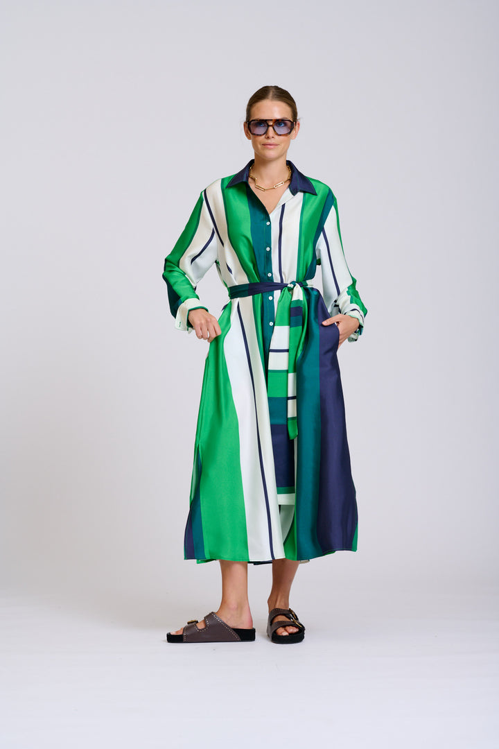 Luxe Luna Longline Shirtdress