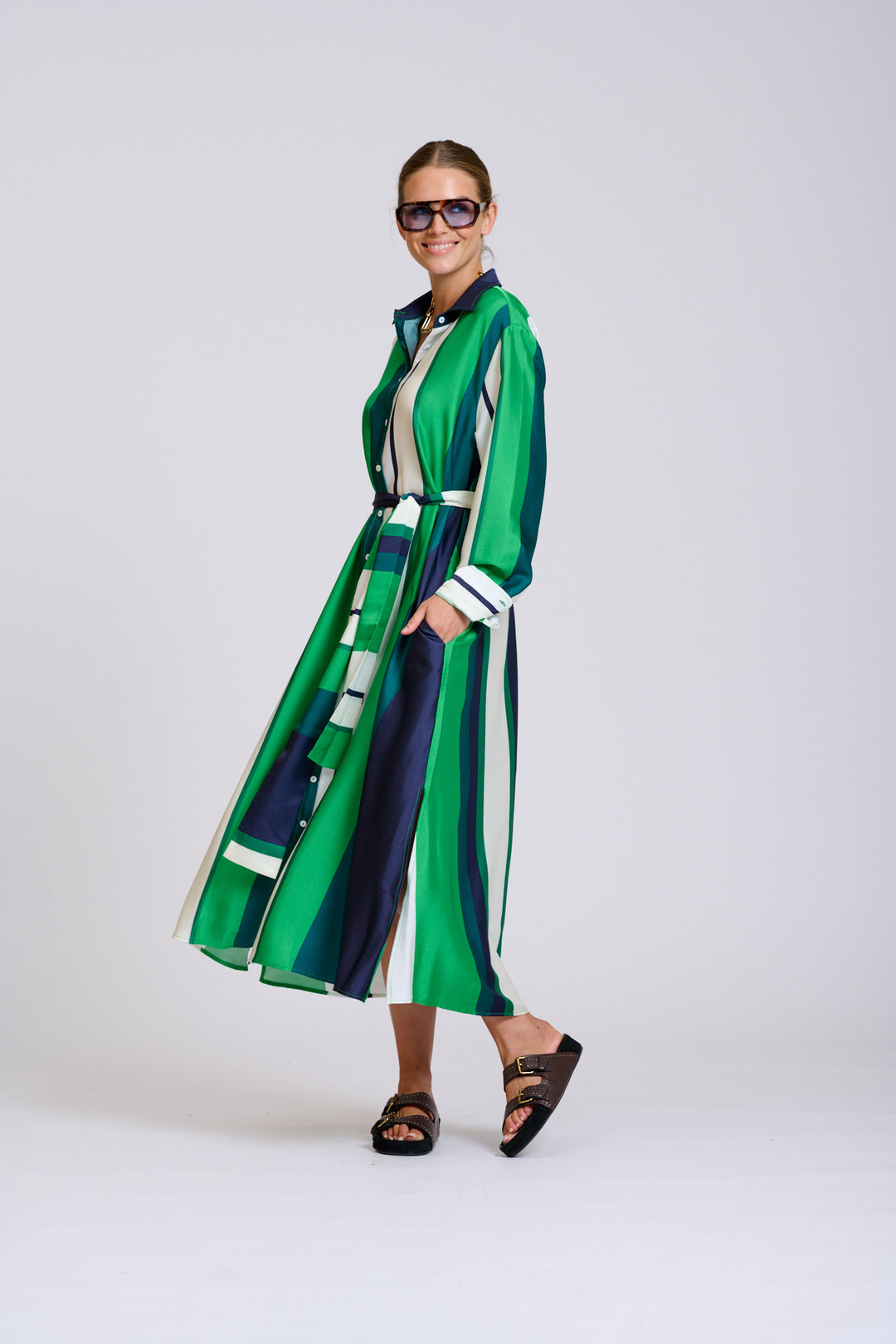 Luxe Luna Longline Shirtdress