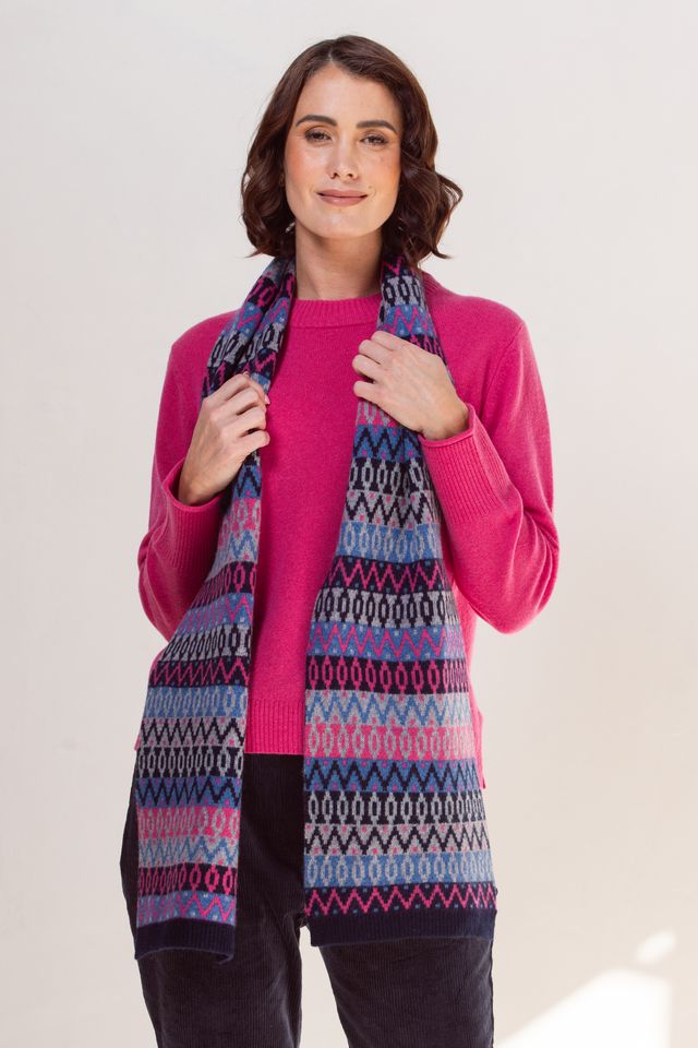 Merino Jaquard Scarf