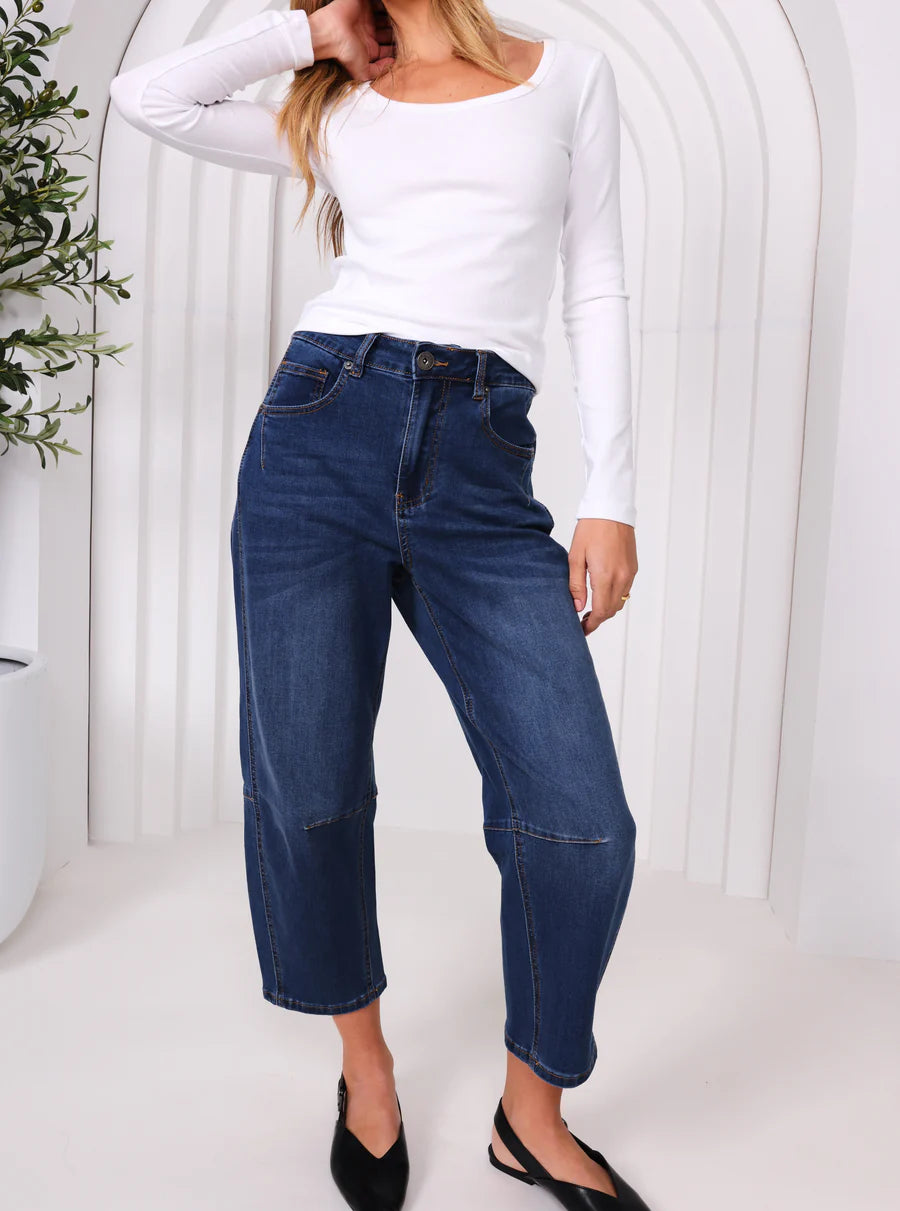 Toni Barrel Jeans