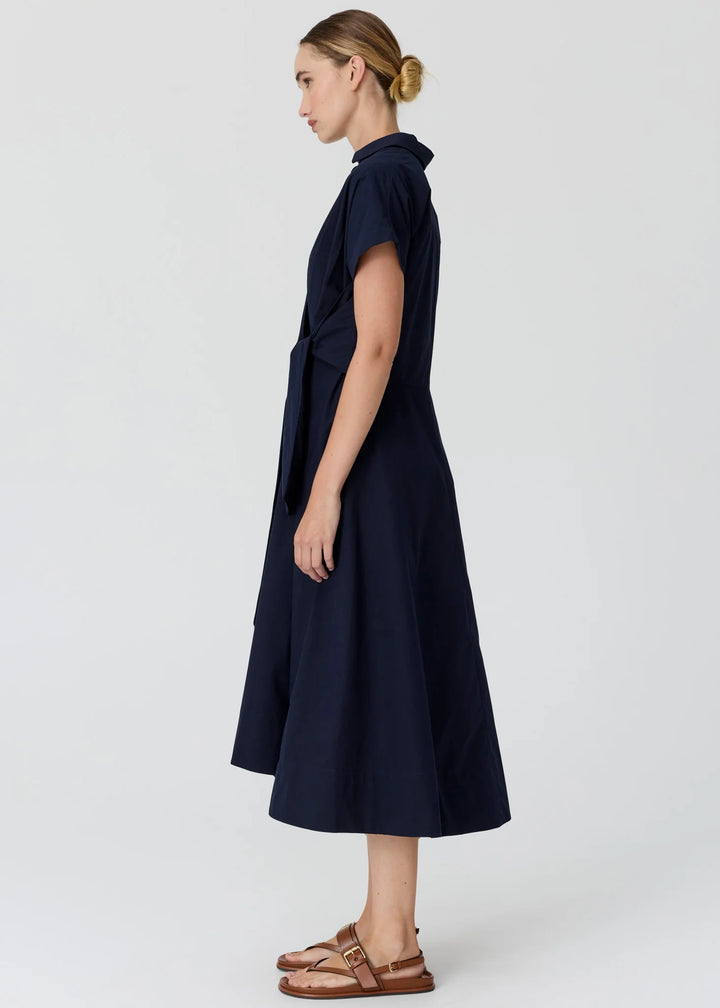 Elina Wrap Shirt Dress