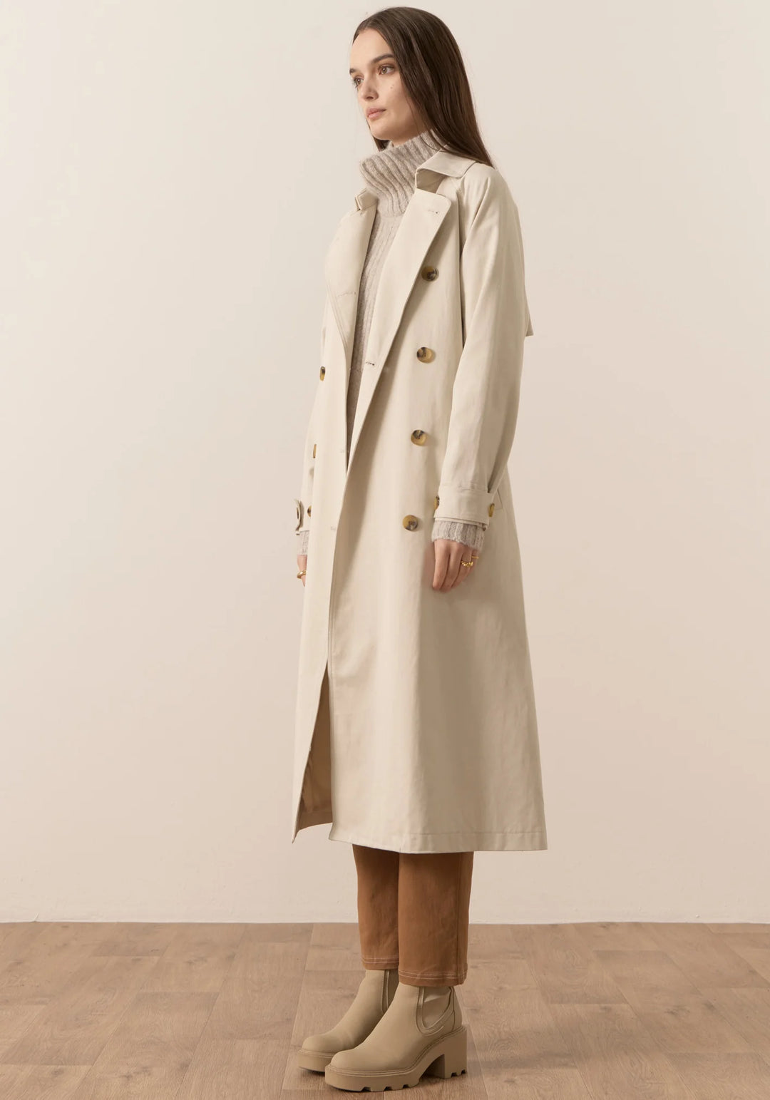 Holland Tencel Trench