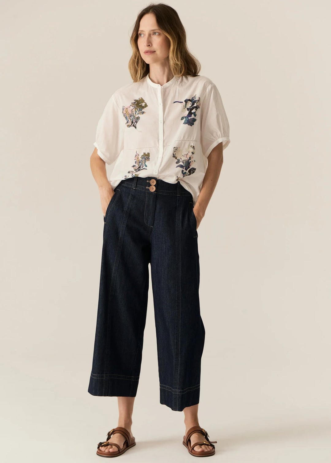 Carsen Crop Denim Pant