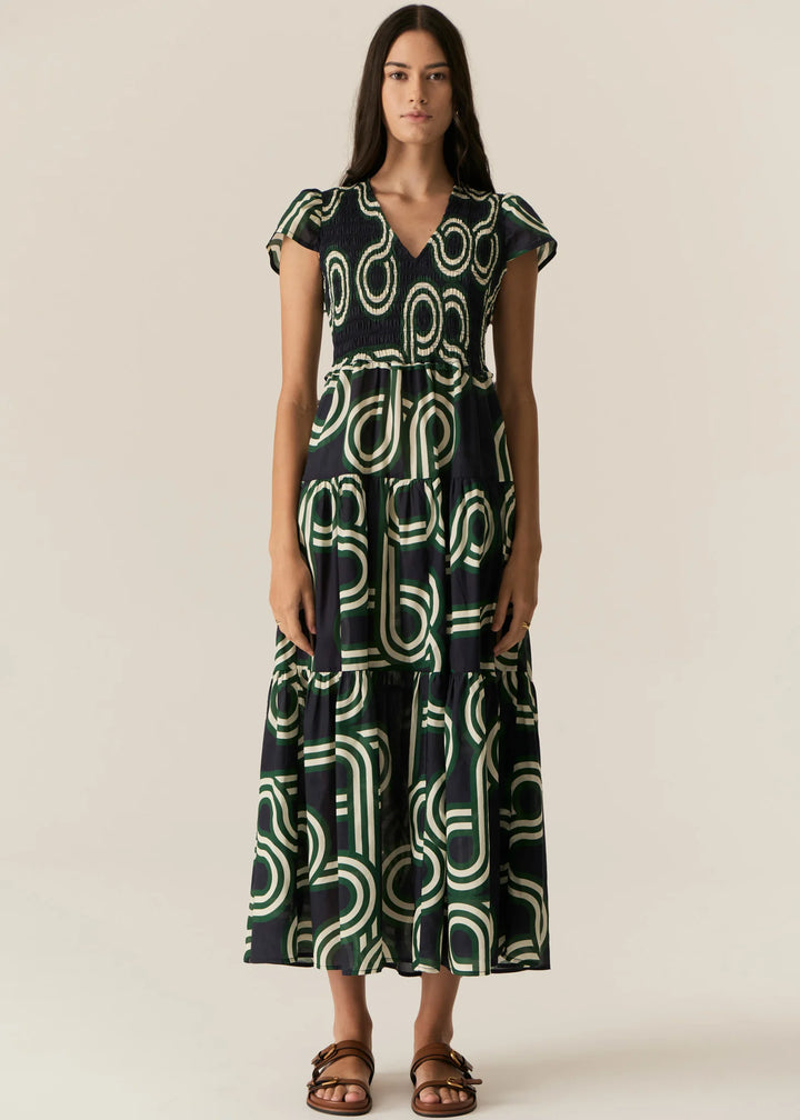 Alter Shirred Dress