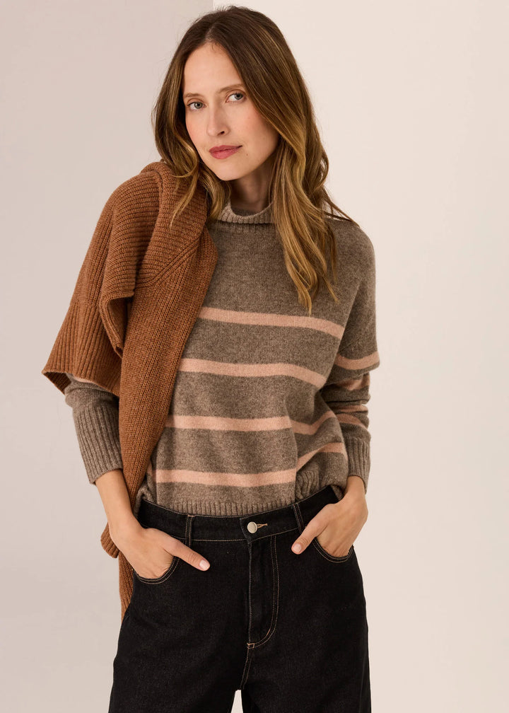 Astor Stripe Turtleneck Knit