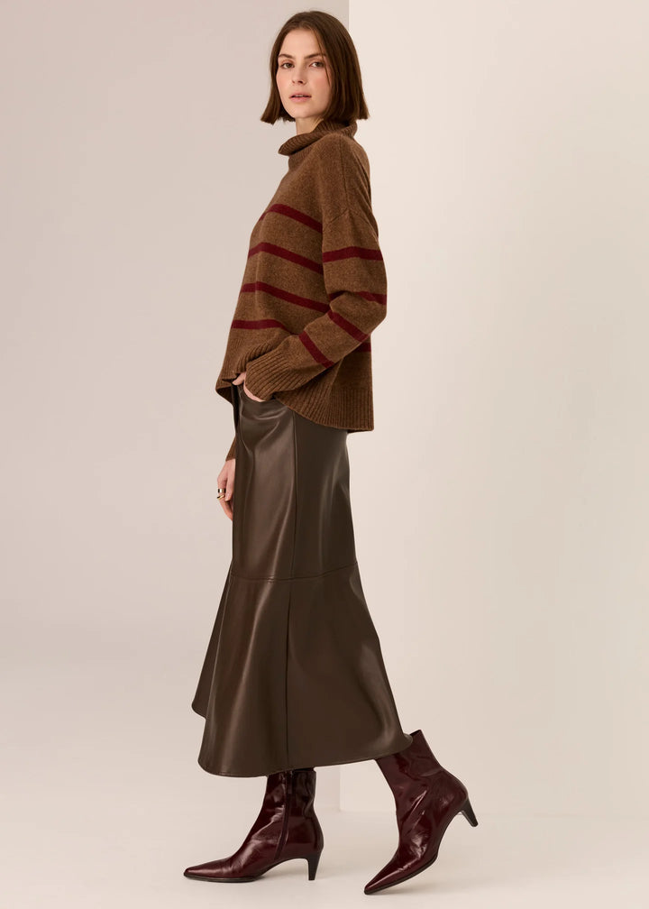 Astor Stripe Turtleneck Knit
