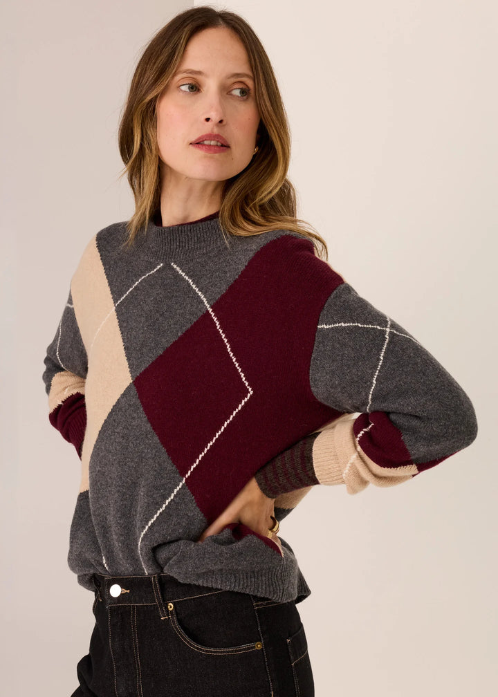 Loren Argyle Knit