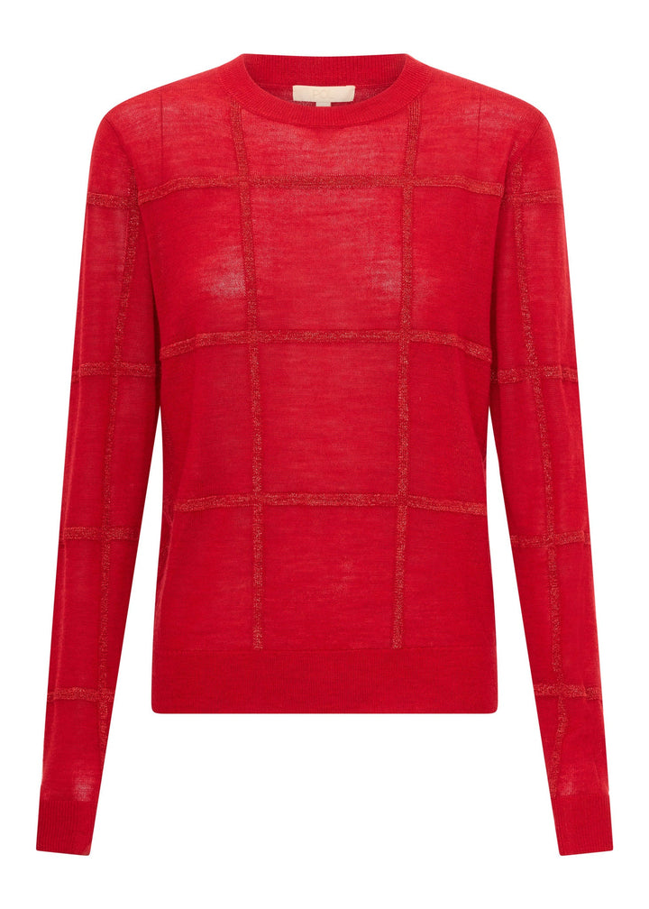 Westin Lurex Check Knit