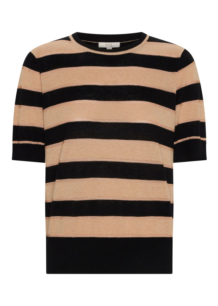Darcey Stripe Knit Tee