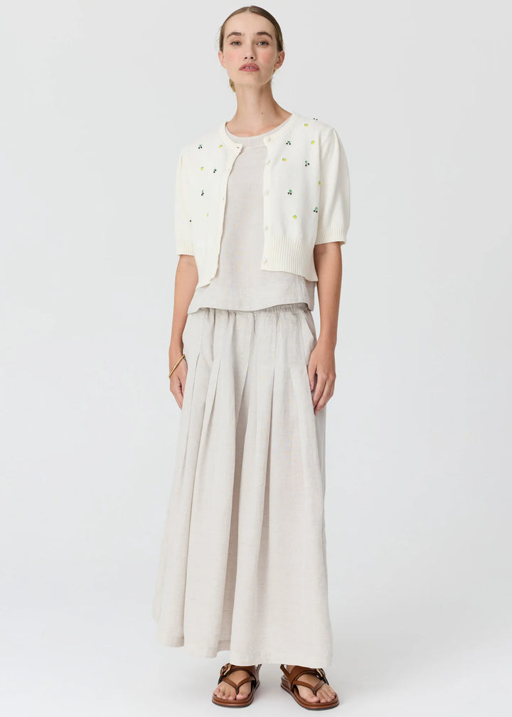 Viloa Beaded SS Cardigan
