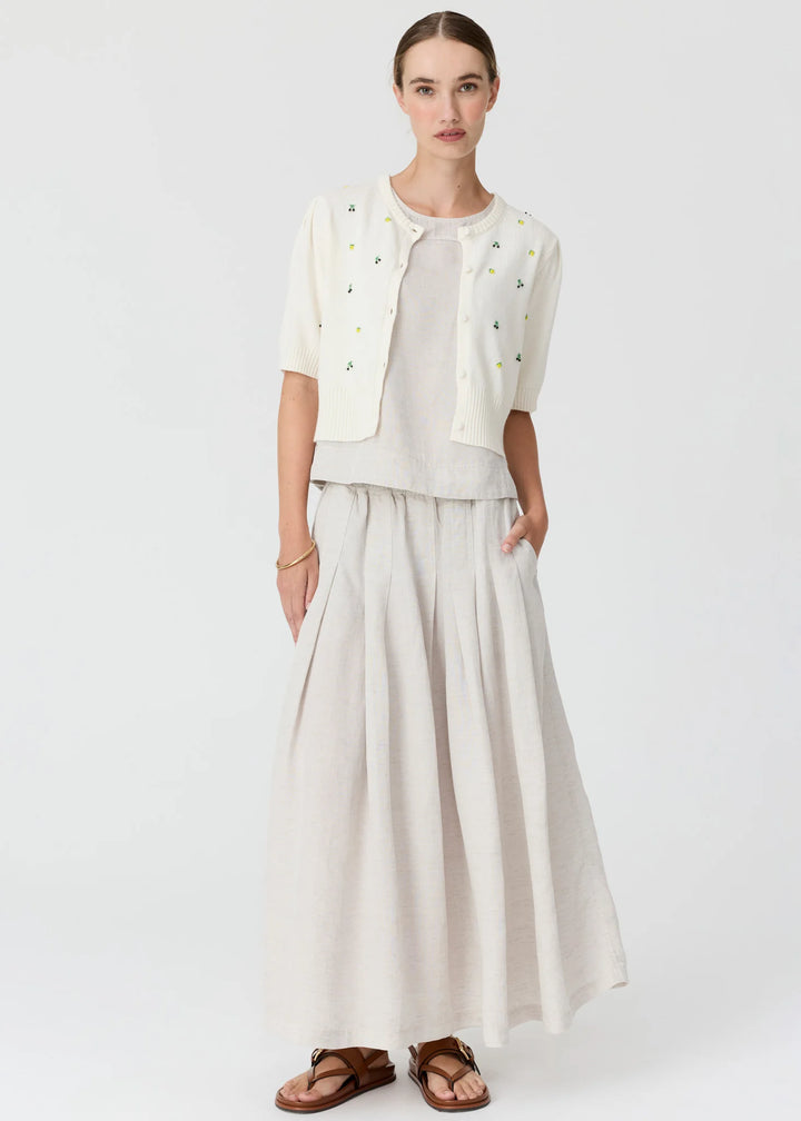 Viloa Beaded SS Cardigan