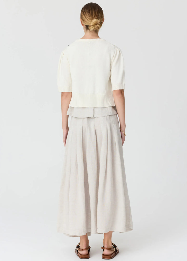 Viloa Beaded SS Cardigan