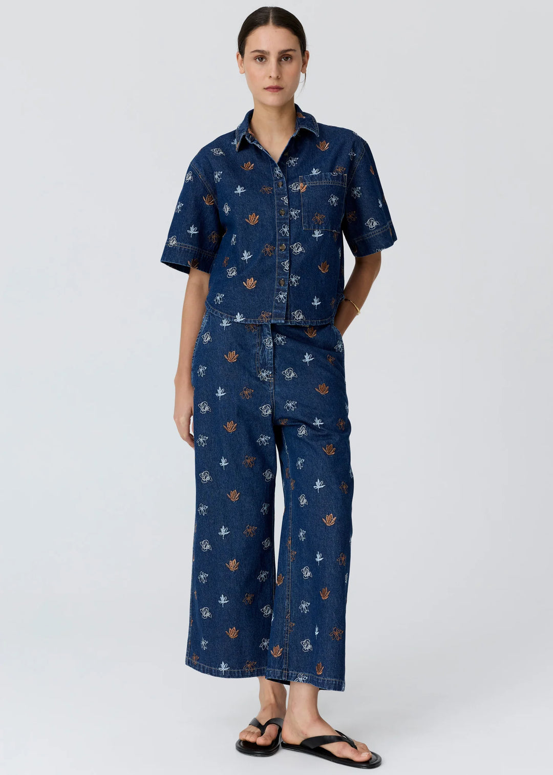 Gilt Embroidered Shirt
