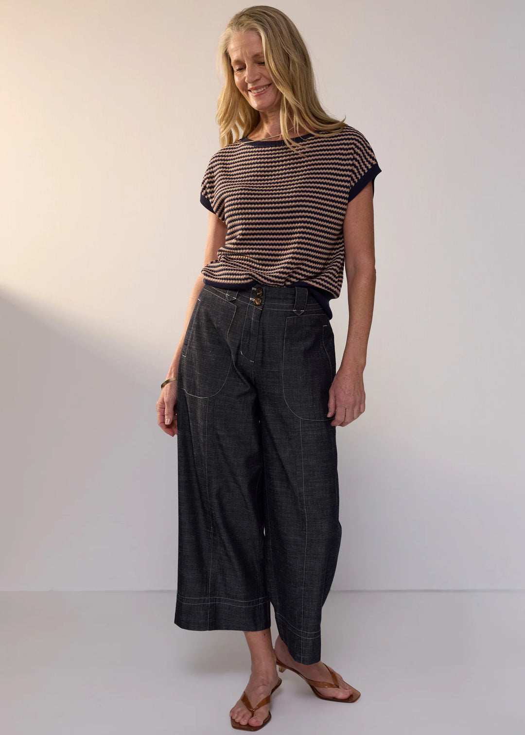 Naia Wobble Stripe Tee