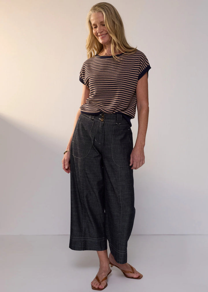 Naia Wobble Stripe Tee