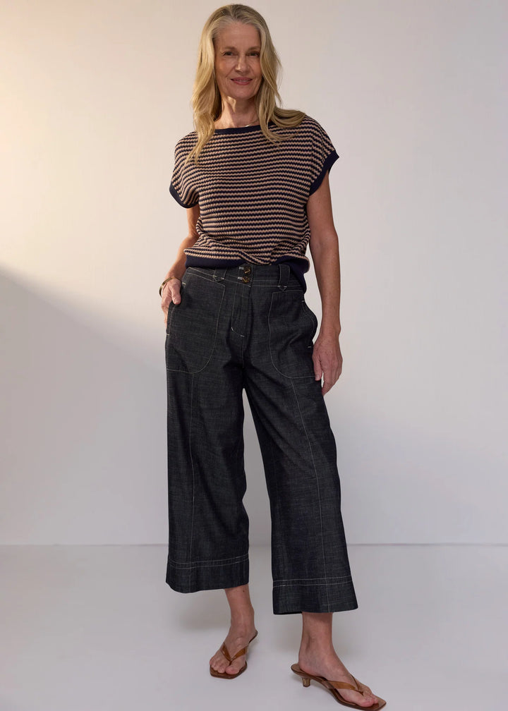 Naia Wobble Stripe Tee