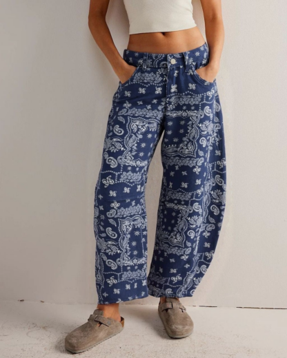 Bandana Barrell leg Jeans