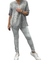 LIBERATO LEOPARD SEQ SHIRT