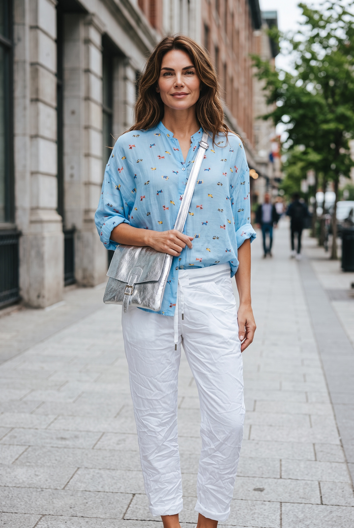 Paws and Pastels Cotton Shirt